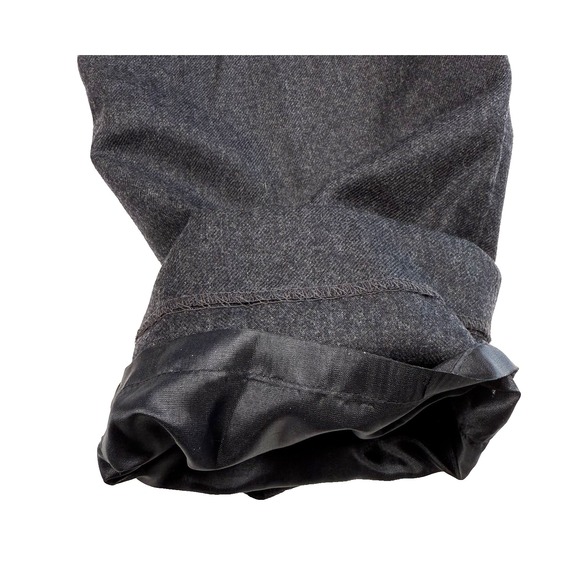 Pendleton 100% Wool Pants Womens Size 10 Charcoal Gray/Black Lined Career Office - Picture 7 of 7